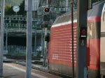 IC bei der Abfahrt von St. Gallen und anschliessend kommt gerade der ICN an.