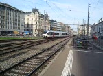 Veolia GTW bei der Einfahrt in St. Gallen.