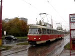 Eine Straenbahn in Bratislava am 23.10.2007