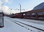 Aus der slowenischen Hauptstadt Laibach kommend nach Villach unterwegs, verließ dieser Regionalzug am 3.Jänner 2009 den Bahnhof Jesenice.
