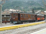 12.01.10,Sller/Mallorca/Spanien,TW 3 rangiert mit Tram 23 und 24 im Bahnhof Sller.