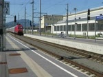 Einfahrt des Intercity aus Saarbr�cken mit 101 006 im Hauptbahnhof Graz, 30.6.19 
