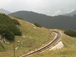 N�SBB 11 am 04.08.2012 bergan fahrend kurz vor der Bergstation Hochschneeberg.