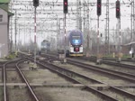 844 019-0 bei der Ankunft mit dem Os 36027 aus Aš Město in Cheb. 05.04.2014