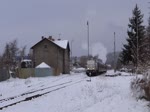 475 111 fuhr am 02.12.23 die Pendelfahrten von Sokolov nach Hrebeny und zurück. Am Zugschluss war 745 703, die den Zug zurück nach Sokolov fuhr. Hier zu sehen in Svatava.