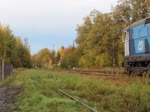 750 706 und 750 708 mit dem R 1223 und 750 707 mit dem R 1232 bei einer Kreuzung am 17.10.19 in Stochov. Ab dem Fahrplanwechsel sollen die 750er auf dieser Strecke aus dem Plan genommen werden.