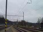 754 008-1 zu sehen am 22.11.14 in Čerčany beim Umsetzen.