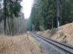 30 Jahre Fall des Eisernen Vorhangs, hieß es am 09.11.19 in Železná Ruda-Alžbětín. Deshalb fand dort eine Zentrale Gedenkfeier mit Freundschafftsfest statt. Zu diesem Anlass fuhr die T 478 4066 (754 066) einen Sonderzug von ‎Plzeň hl.n. nach Železná Ruda-Alžbětín. Hier ist der Sonderzug(R 11810) kurz vor Železná Ruda-Alžbětín zu sehen.