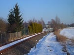 810 201-4 mit dem Os 17220 von Aš nach Hranice v Čechách zu sehen am 23.02.18 in Aš předm.