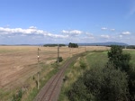 Wegen der Brückenbauarbeiten bei Tršnice, wurden alle Züge über Františkovy Lázně nach Cheb zurück umgeleitet.