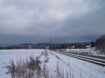 363 027 und 363 028 mit Schiebelok 742 454-2 zu sehen am 31.01.15 bei Chotikov.