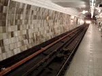 Einfahrt der Linie B der Prager Metro.