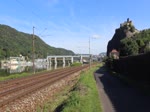 140 052 (Arriva) als R 1305 war am 17.07.22 in Ústí nad Labem Střekov zu sehen. Die Lok fährt öfter als Ersatz bei Regio Jet!