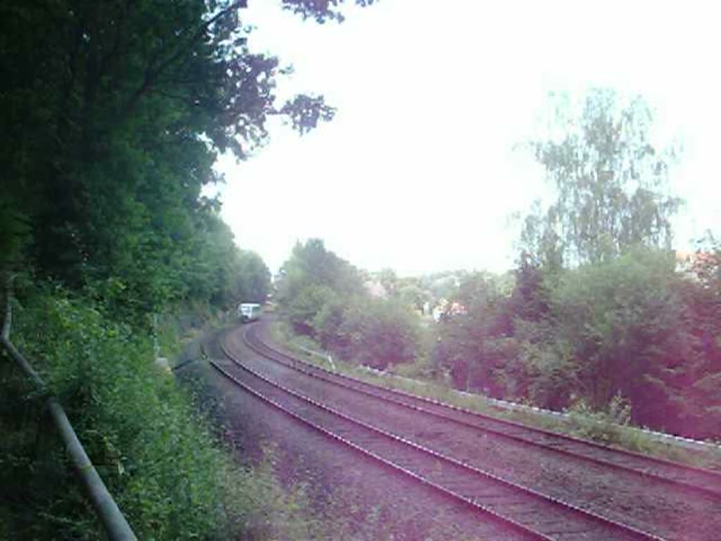 Vogtlandbahn der Gegenzug nach Regensburg.
Neustadt (Waldnaab)10.07.08