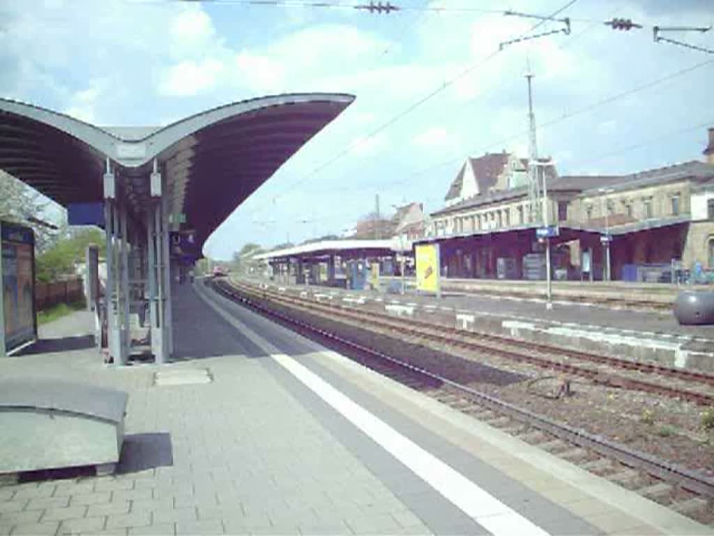 Zugdurchfahrt Erlangen, 26.04.08 