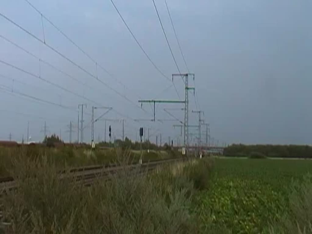 Zugfahrten von zwei IC-Zgen in Lehrte, mit BR 101, im August 2010