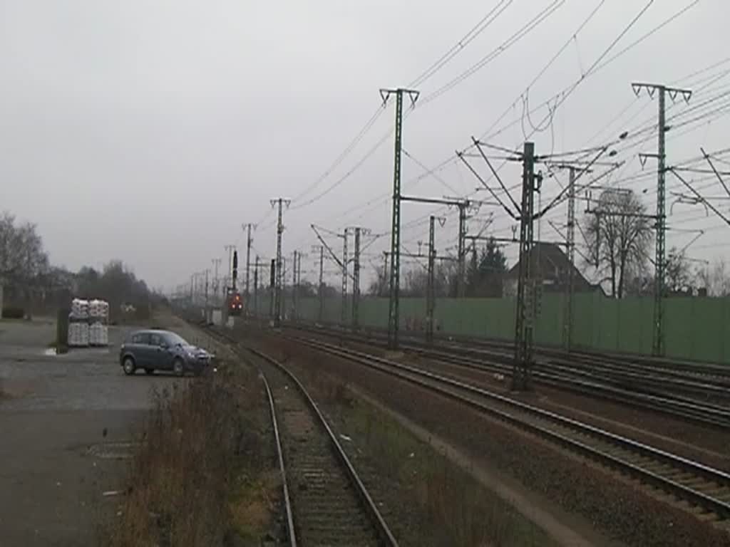 Zwei Diesellok der BR 203 am 24.01.2011 in Lehrte.